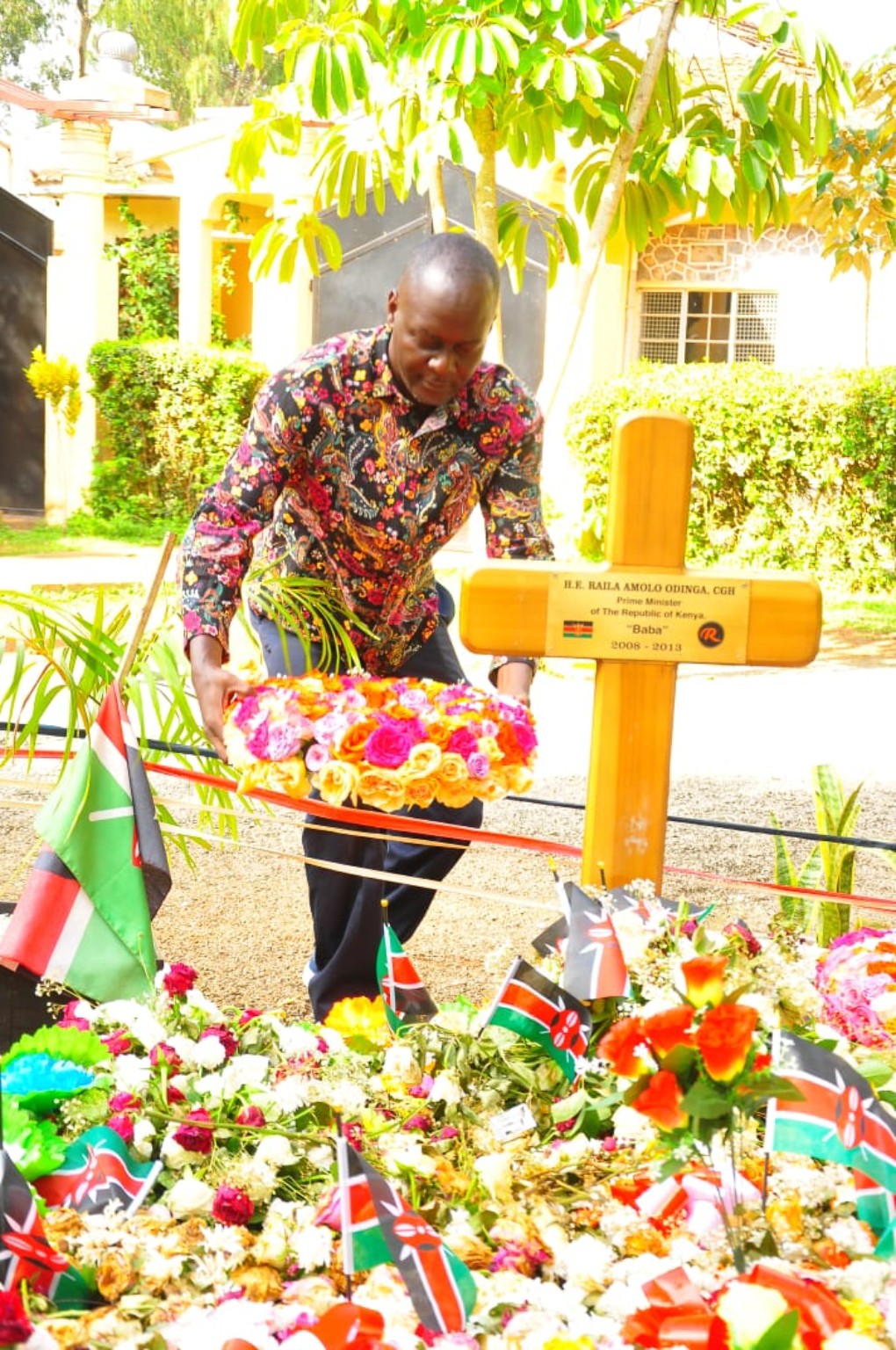 John Paul Wakungwi during a community and public engagement